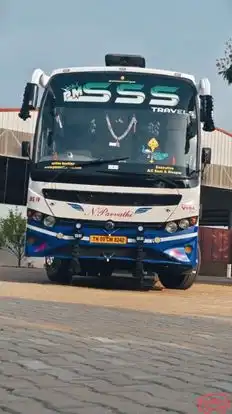 PM SSS Travels Bus-Front Image