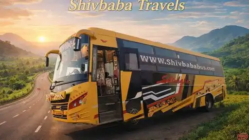 New Shivbaba Tours And Travels Bus-Front Image