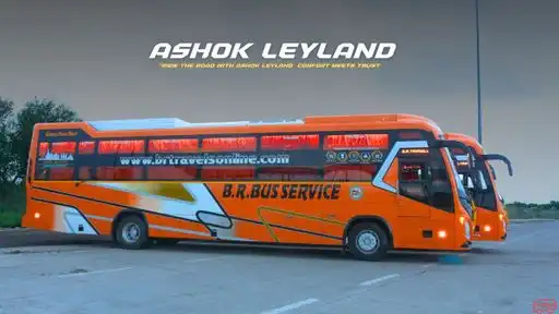 B.R. Travels Bus-Front Image