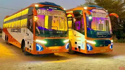 B.R. Travels Bus-Front Image