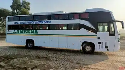 Ameena  Travels Bus-Side Image