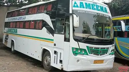 Ameena  Travels Bus-Side Image