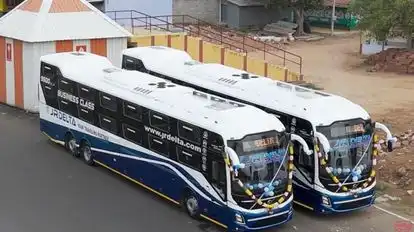 Delta Transports Pvt Ltd Bus-Front Image