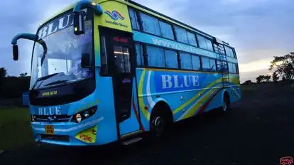 Blue Travels  Bus-Front Image