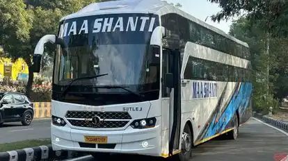 Maa Shanti Travels Bus-Front Image