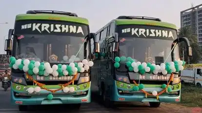 New Krishna Travels Bus-Front Image