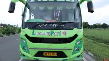 New Krishna Travels Bus-Front Image