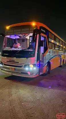 Dev Darbar Travel Agency Bus-Front Image