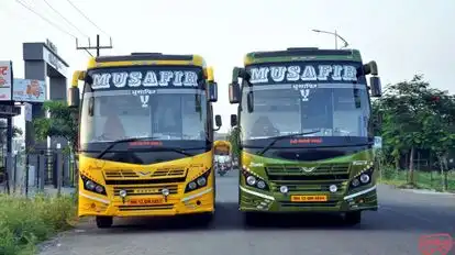 Musafir Travels Bus-Front Image