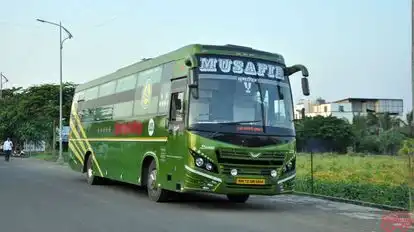 Musafir Travels Bus-Front Image