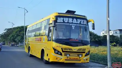 Musafir Travels Bus-Front Image