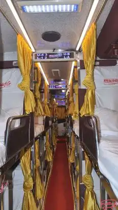 Musafir Travels Bus-Seats layout Image