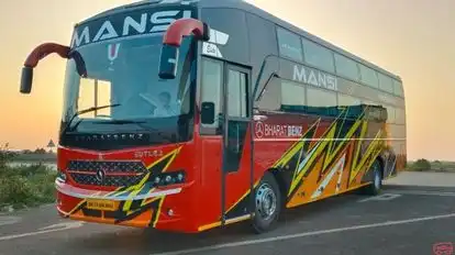 Mansi Roadlines Bus-Front Image