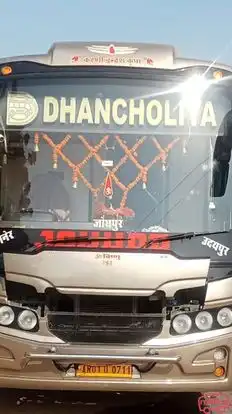 Dhancholiya Travels Bus-Front Image