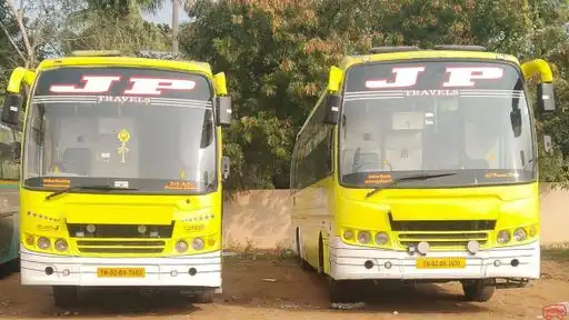 JP Travels Bus-Front Image