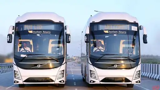CHOLAN TOURS Bus-Front Image