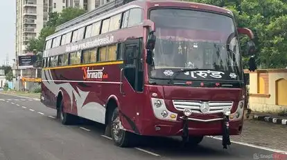 JSJK Travels And Cargo Bus-Front Image