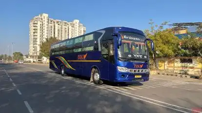 JSJK Travels And Cargo Bus-Front Image