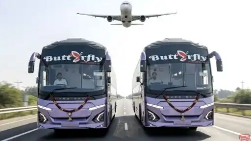 Butterfly Holidays Bus-Front Image