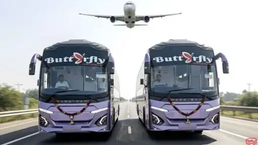Butterfly Holidays Bus-Front Image