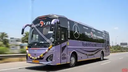 Butterfly Holidays Bus-Side Image