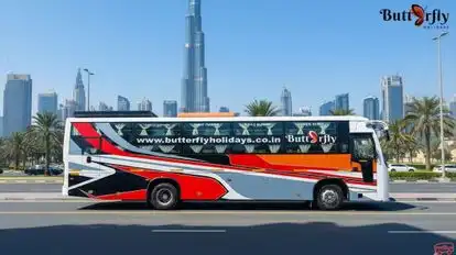 Butterfly Holidays Bus-Side Image