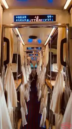 Butterfly Holidays Bus-Seats layout Image