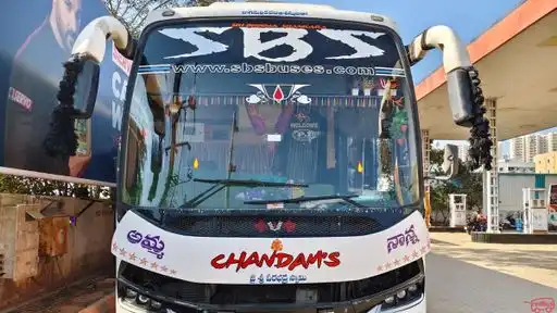 SBS Tours and Travels Bus-Front Image