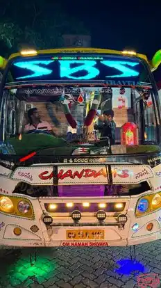 SBS Tours and Travels Bus-Front Image