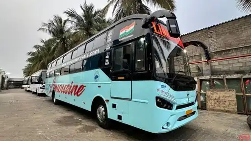 Limousine Tours & Travels Bus-Front Image