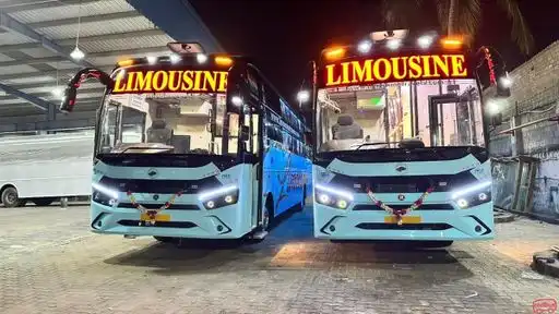 Limousine Tours & Travels Bus-Front Image