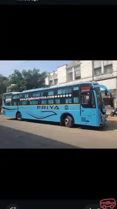 Priya Travels Bus-Seats layout Image