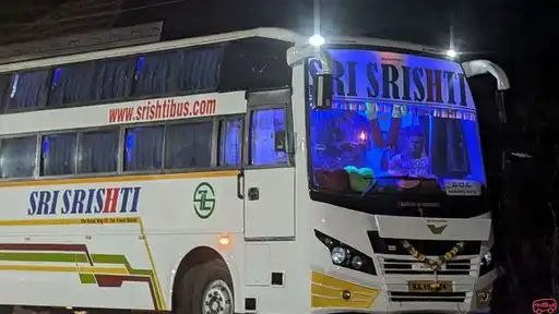 Sri Srishti Tourist Bus-Front Image