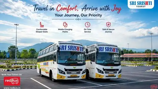 Sri Srishti Tourist Bus-Front Image