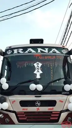 Rana Travels Bus-Front Image