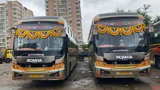 New J.K Travels(Das) Bus-Front Image