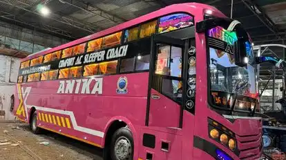 Anika Travels Sagar Bus-Side Image