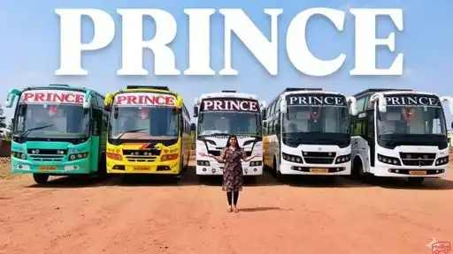 Prince Travels Bus-Front Image