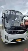 Green Bird Tours & Travels Bus-Front Image