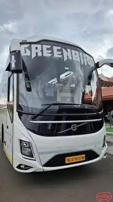 Green Bird Tours & Travels Bus-Front Image