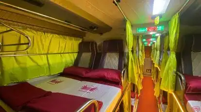 Divya Transport Bus-Seats layout Image