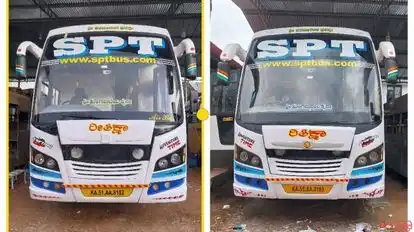 S P Travels Bus-Front Image