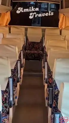 Amika Travels Bus-Seats layout Image