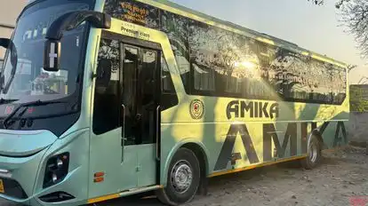 Amika Travels Bus-Side Image