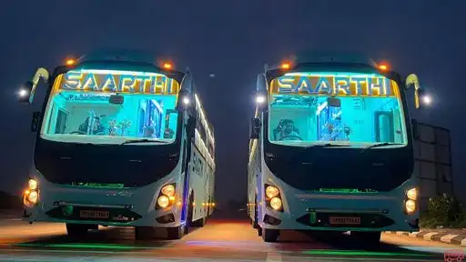 Saarthi Travels India Bus-Front Image