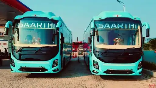 Saarthi Travels India Bus-Front Image
