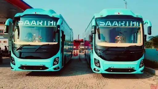Saarthi Travels India Bus-Front Image