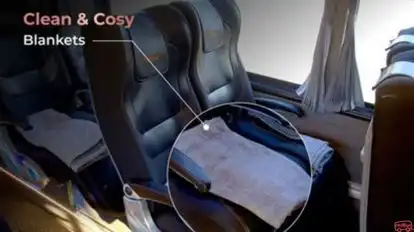 Deltin Travels Pvt Ltd Bus-Seats layout Image