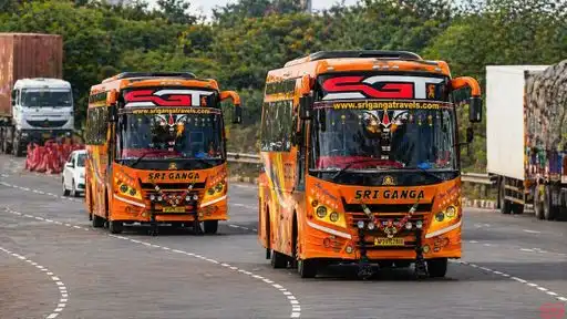 Sri Ganga Travels Bus-Front Image