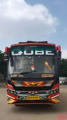 QUBE Travels Bus-Front Image